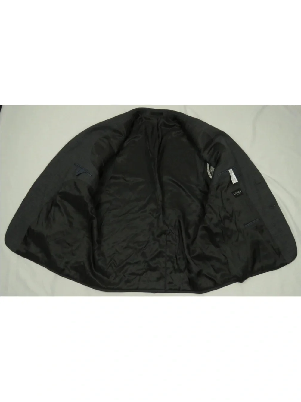 Lauren Ralph Lauren Wool Blend Stretch Black Label Blazer Sport Coat Jacket 48 R